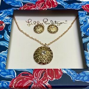 Lilly Pulitzer Necklace and Earring Set